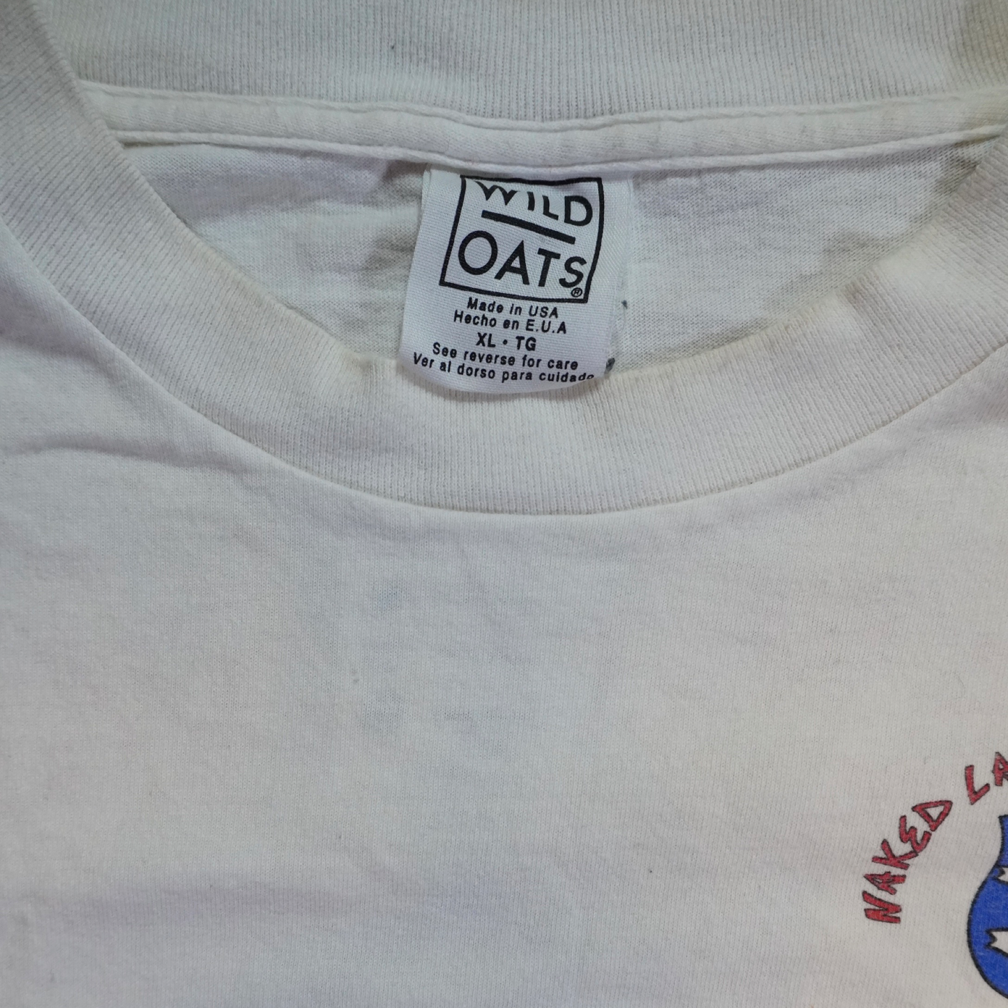 (XL) 90’s Single Stitch Naked Law Enforcement shirt