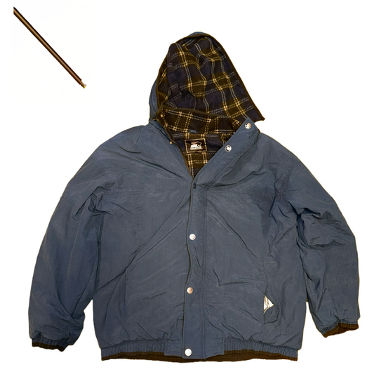 (M) Vintage Mens Starter Jacket Lined