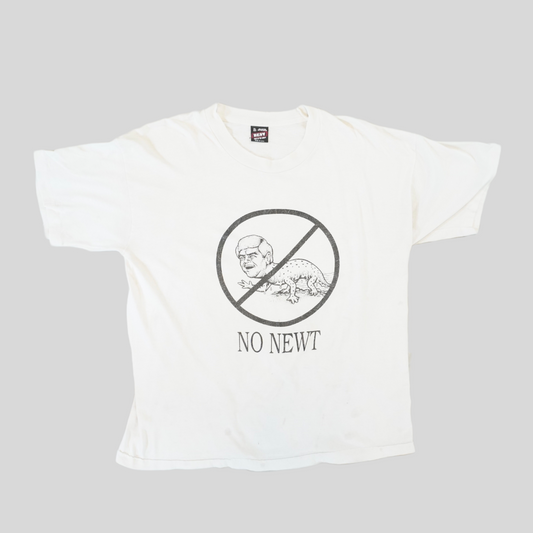 (XL) Vintage “No Newt” Political T-shirt