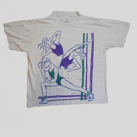 (XL) 1993 Ty Wilson Aerobics Art Single Stitch Tee