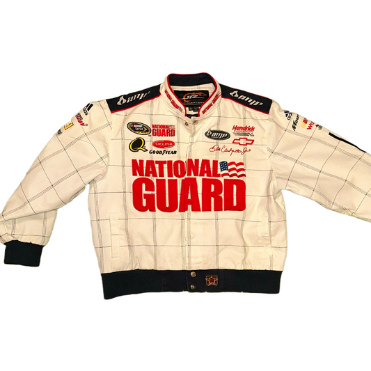 (XL) Dale Earnhardt Jr Nascar Racing Jacket National Guard JR Nation