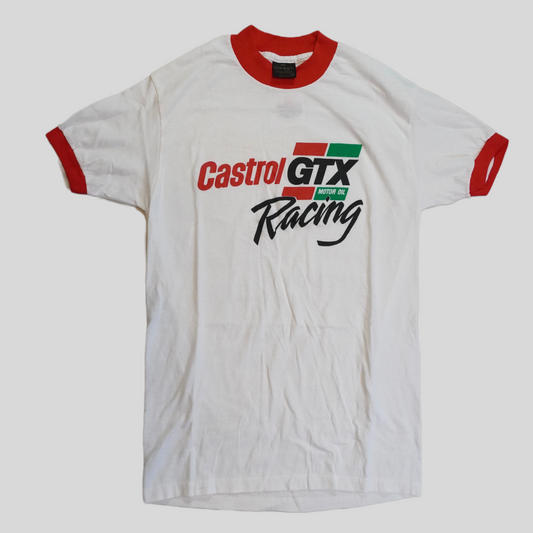 (S) 80s Castrol Gtx Racing Motor Oil Shirt - Touch of gold Tag