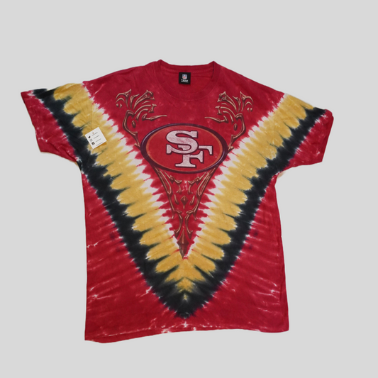 Vintage San Francisco 49ers NFL All Over Print Tie Dye