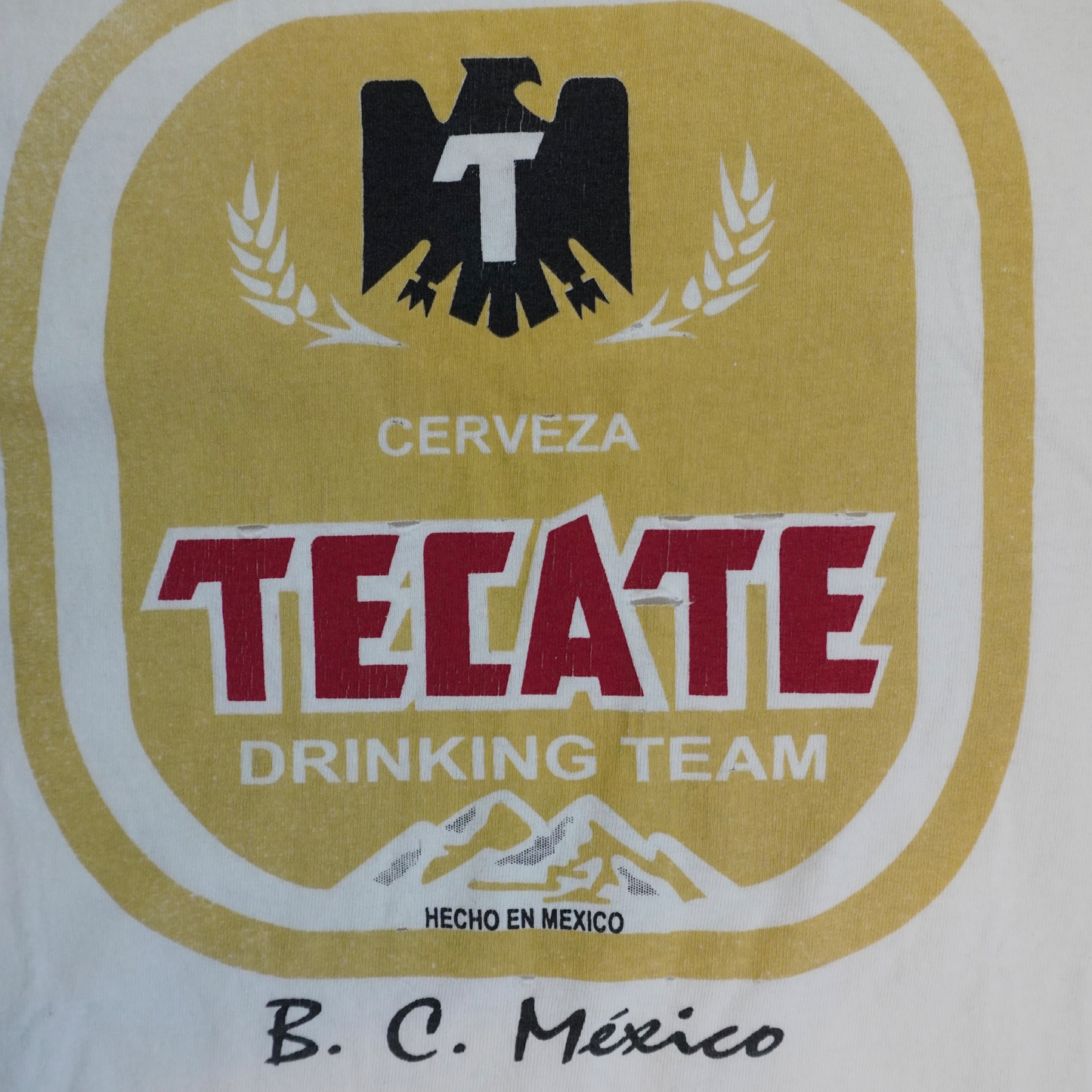 (L) Cerveza Tecate Drinking team tee
