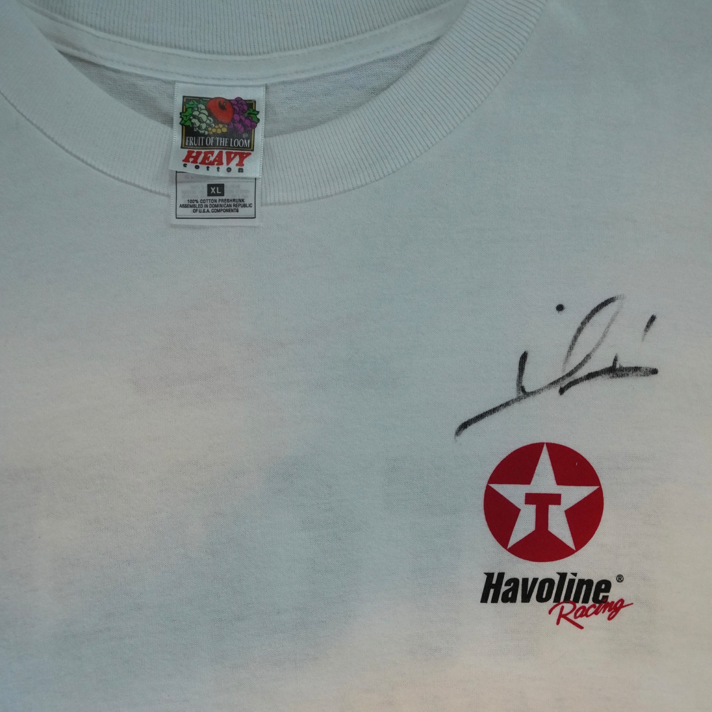 (XL) 2001 Havoline Pit Crew #6 Unknown Signature!