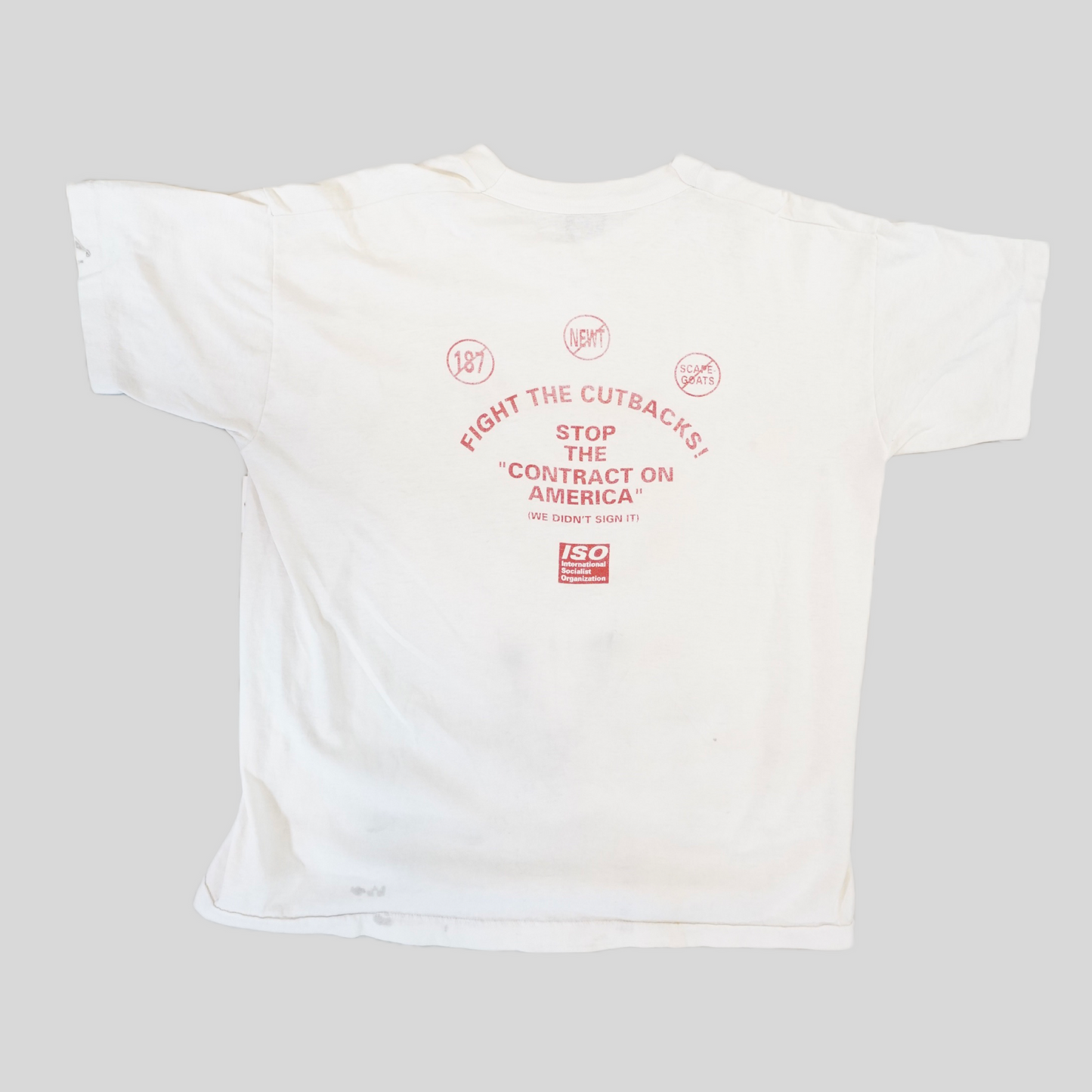(XL) Vintage “No Newt” Political T-shirt